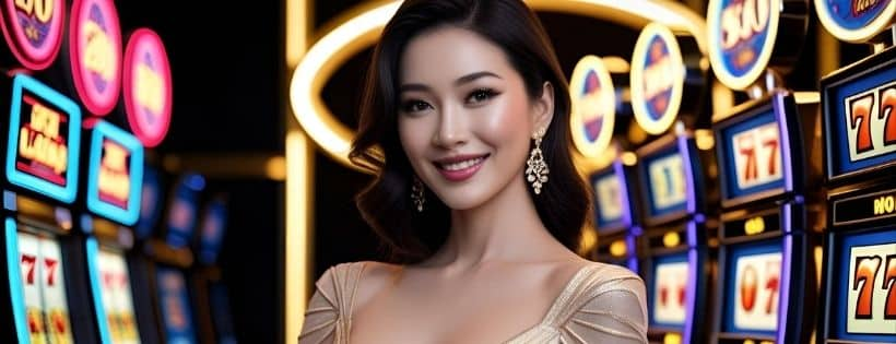 หน้าจอเกมสล็อตสีสันสดใสใน 68g
